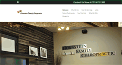 Desktop Screenshot of hornsteinfamilychiropractic.com